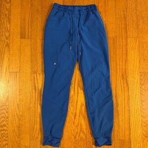 Barco One Women's Boost Jogger Blue scrub pants Size XS